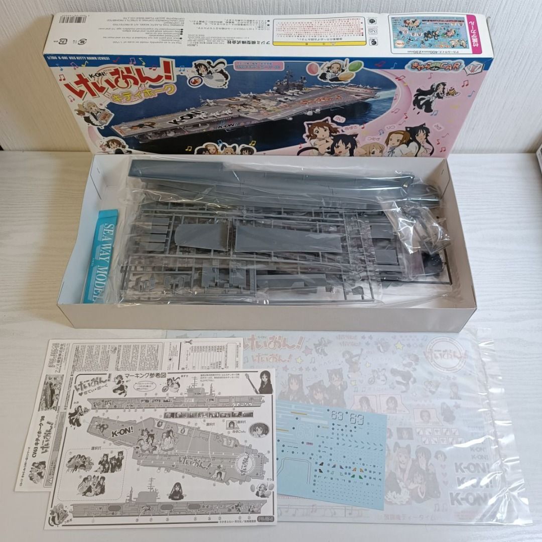 Unassembled Fujimi 1:700 K-ON! Kitty Hawk Chara de CAR~ru / Japanese ...
