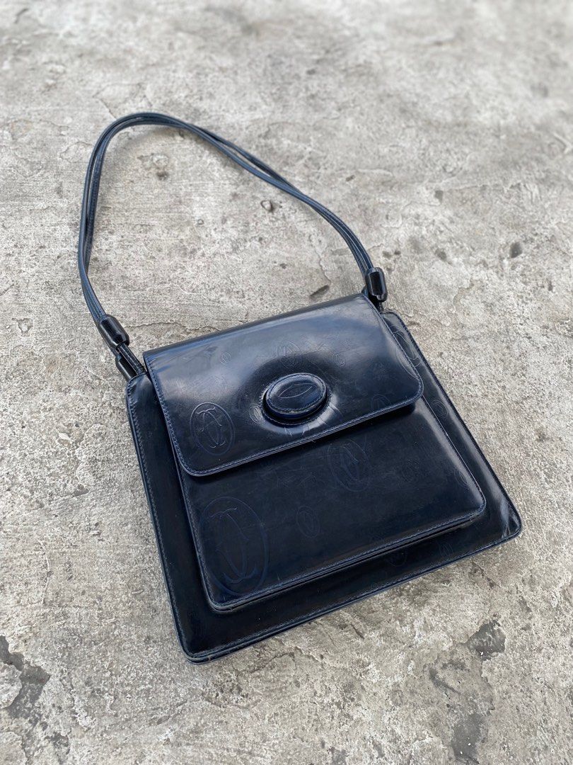 Vintage Cartier Leather Bag (Category: Luxury Bags & Wallets) located in Pasay City. Submitted by vintagearchive28 (Listing ID 1362488047, Image 1). Description: Rare Vintage 100% authentic personally owned Moneyback if proven fake.