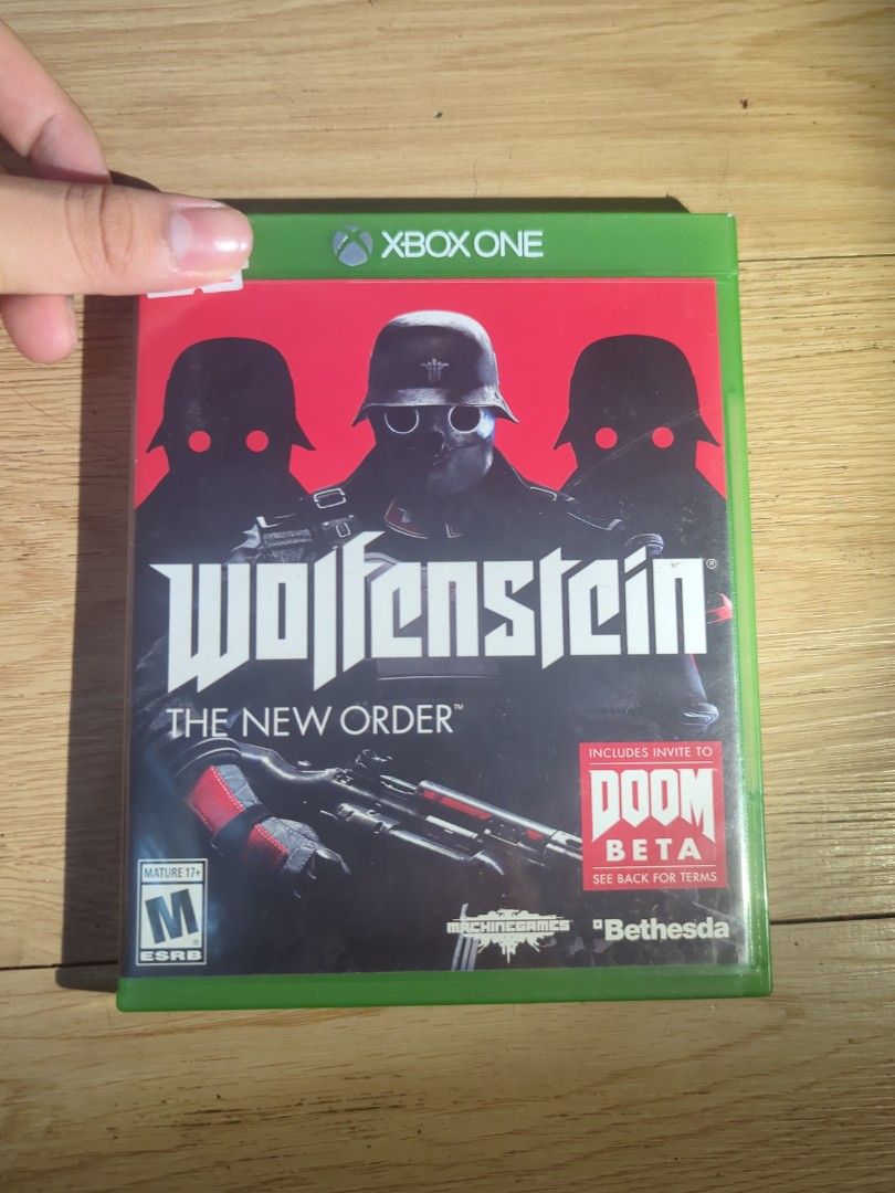 Wolfenstein The New Order Xbox One (Category: Xbox) located in Manila. Submitted by chinarotgu30855 (Listing ID 1362640600, Image 1). Description: Wolfenstein The New Order Xbox One Original/Authentic From USA Actual and Detailed Picture Posted Pick up at One Oasis Condominium Ortigas Extension Pasig City Or Delivery via Lalamove, LBC cod/cop FREE DELIVERY via jnt (Payment First Basis).