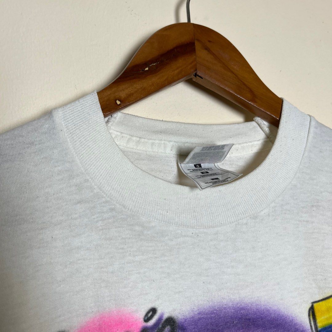 90's Tweety Bird Airbrush Design Shirt (Category: Tshirts & Polo Shirts ) located in Calamba. Submitted by lgnhustler_18 (Listing ID 1362666151, Image 3). Description: 90's Looney Tunes Tweety Bird Airbrush Design Shirt SSATW Size Large Length: 28 inches Width: 22 inches Very good condition Need wash!.