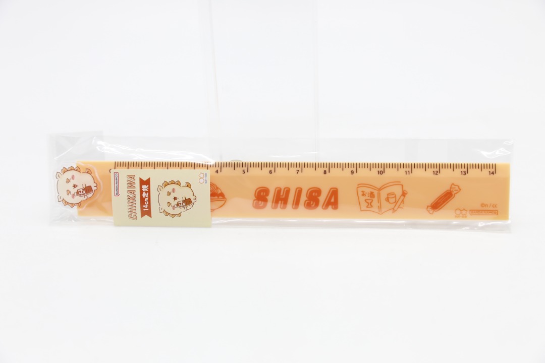 【吉伊卡哇文具】 Chiikawa Shisa Ruler 14cm 吉伊卡哇 風獅爺 文具 間尺, 興趣及遊戲, 手作＆自家設計, 文具 ...