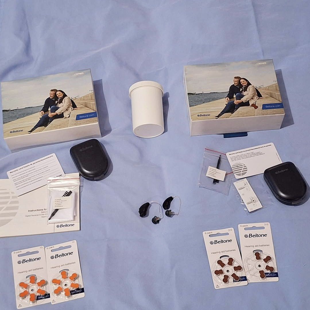Authentic Beltone Hearing Aid (Category: Visual & Hearing Aids) located in Antipolo. Submitted by lorieqt (Listing ID 1362662844, Image 3). Description: BELTONE HEARING AID (L/R) Barely used. You can have them calibrated for free at any Beltone branch. You can also link them in your celfone for any sound adjustments. The first one bought for P90k plus and the other one bought for P67k plus. Now selling for only P49k for both. 💯% AUTHENTIC👌 .