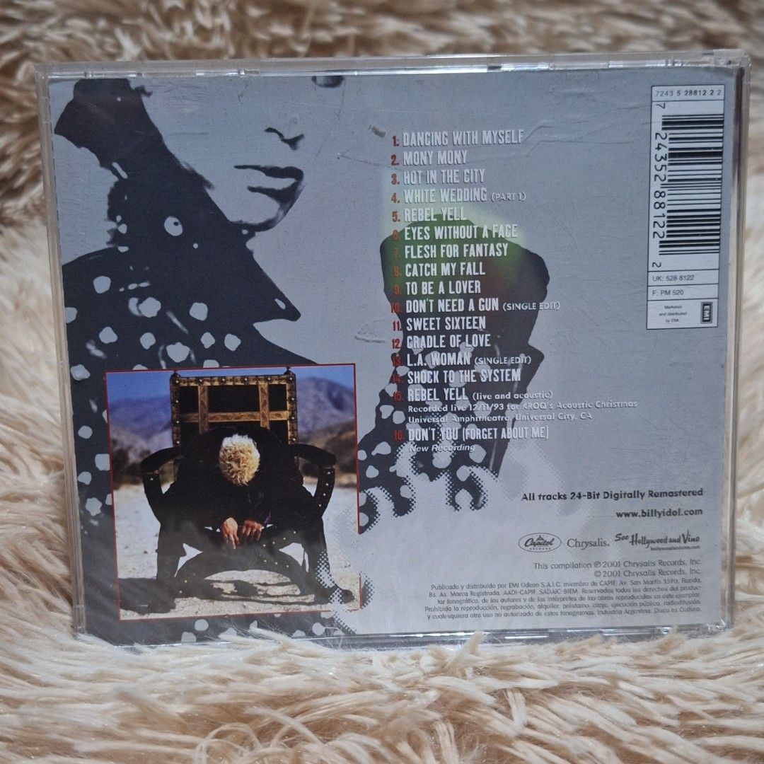 Billy idol (Category: CDs & DVDs) located in Caloocan City. Submitted by collectionsitems (Listing ID 1362801248, Image 2). Description: Welcome to our shop collection items MUSIC AND VIDEO STORE! 👝Posted items are on hand. 💿🎧🎵💽🎷📽🎥 CD'S / DVD's Books & VINYL are all imported made in uk our local opm album and original in mint to nearmint & unsealead sealed brand new 🛒Pls add to cart to check stocks availability. 💵We sell quality product
