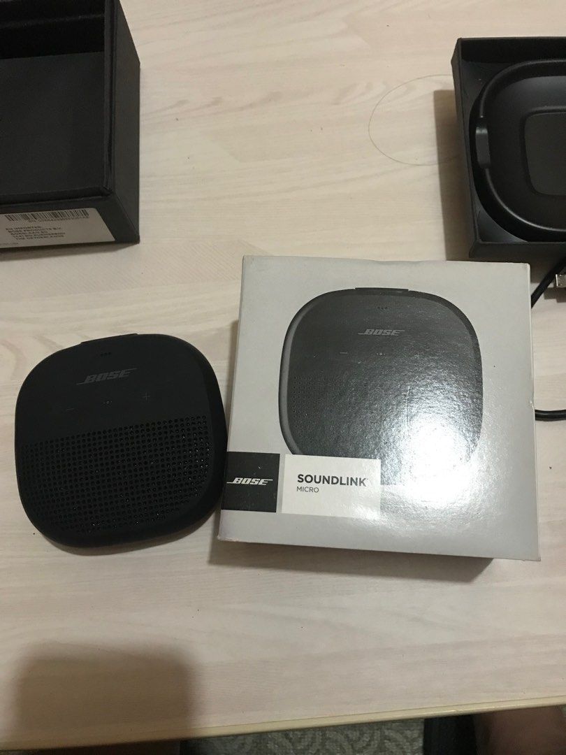 BOSE SoundLink Micro Bluetooth Speaker Black (Category: Soundbars, Speakers & Amplifiers) located in San Jose del Monte. Submitted by saguhagat (Listing ID 1362776048, Image 3). Description: A gift that I wont use. Opened and tested once if functioning.