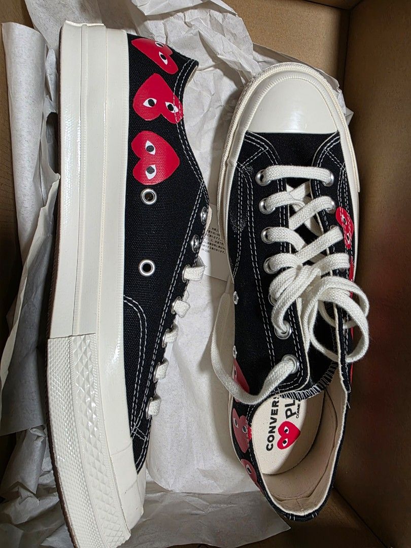Converse CDG US10 (Category: Sneakers) located in Makati City. Submitted by chris_angle (Listing ID 1362755287, Image 3). Description: Used less than 5x. Meetup in Uptown Mall or Starbucks Avida Verte Shipping can be arranged once payment is confirmed. Shipping fee to be charged to buyer. Payment - BPI, GCash or Maya.