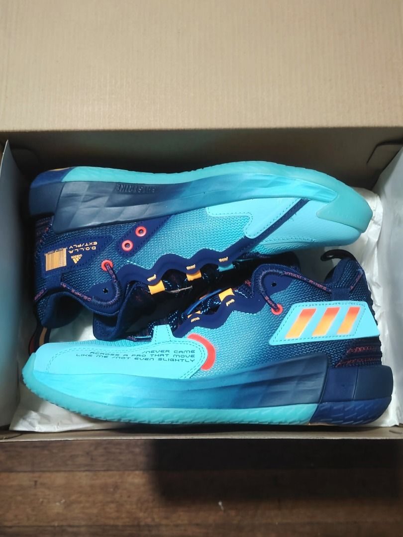 Dame 7 EXTPLY - Dark Blue (Category: Sneakers) located in Manila. Submitted by specq (Listing ID 1362812084, Image 1). Description: Dame 7 EXTPLY - Dark Blue Available sizes: 7 Mens Brand new, deadstock Complete with box 3,000 PHP each only Available for meetups and shipping. Please message me for any inquiries. Thank you!.