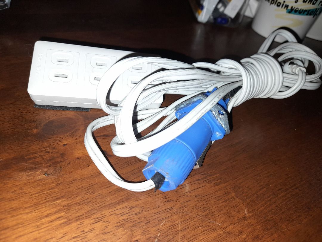 Extension Cord with Speakon Connector (Category: Cables & Adaptors) located in Las Pinas. Submitted by ninodpmas (Listing ID 1362770582, Image 2). Description: Extension Cord with Speakon Connector.