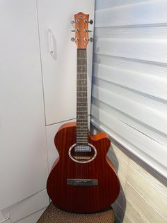 Folk 40” Mahogany Acoustic Guitar with Truss Rod (Model: 55-M) - ₱4,200 - Manila