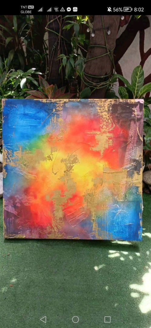 For sale painting (Category: Other Home Furniture) located in Pasig City. Submitted by aillegra (Listing ID 1362656559, Image 3). Description: For sale painting Oil on canvas 36 x 36 inches Abstract big painting.