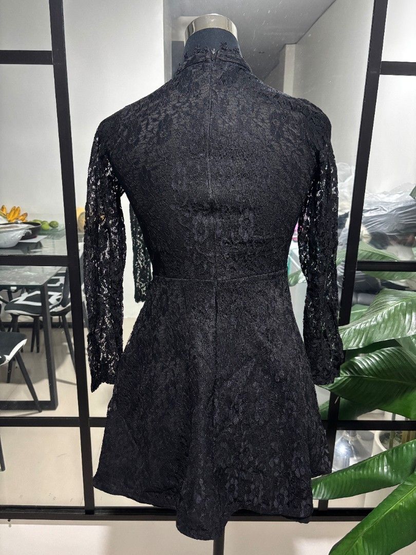 gothic lace dress (Category: Dresses) located in Quezon City. Submitted by randomcatvideo (Listing ID 1362729941, Image 3). Description: 80+sf flat measurements: bust: 15" waist: 13" length: 27-28".
