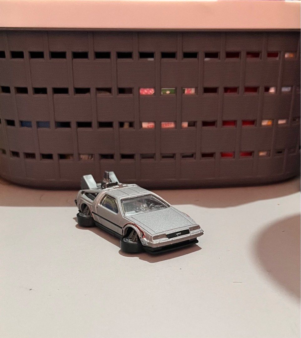 Hot Wheels “Back to the Future” Delorean Hover Mode (Category: Vehicle & Diecast Models) located in Manila. Submitted by pwrproductions (Listing ID 1362698724, Image 1). Description: This hot wheels casting showcases the delorean in hover mode form from the “Back to the Future” movie. Loose but only used for display Original hot wheels casting.