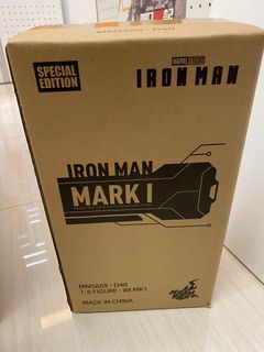 全新 HOTTOYS 鐵甲奇俠 Mark I 合金珍藏人偶 (特別版) Iron Man Mark I (special edition ...