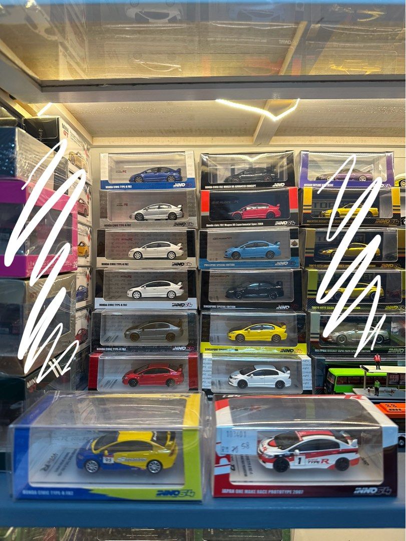 Inno64 FD2 (Category: Vehicle & Diecast Models) located in Singapore. Submitted by erictwj_ (Listing ID 1362774635, Image 1). Description: 14pcs Sealed condition inno64 FD2 lot going for $900. Serious buyer can PM me to discuss more 😊 *List $25, as number 25 is my lucky number .