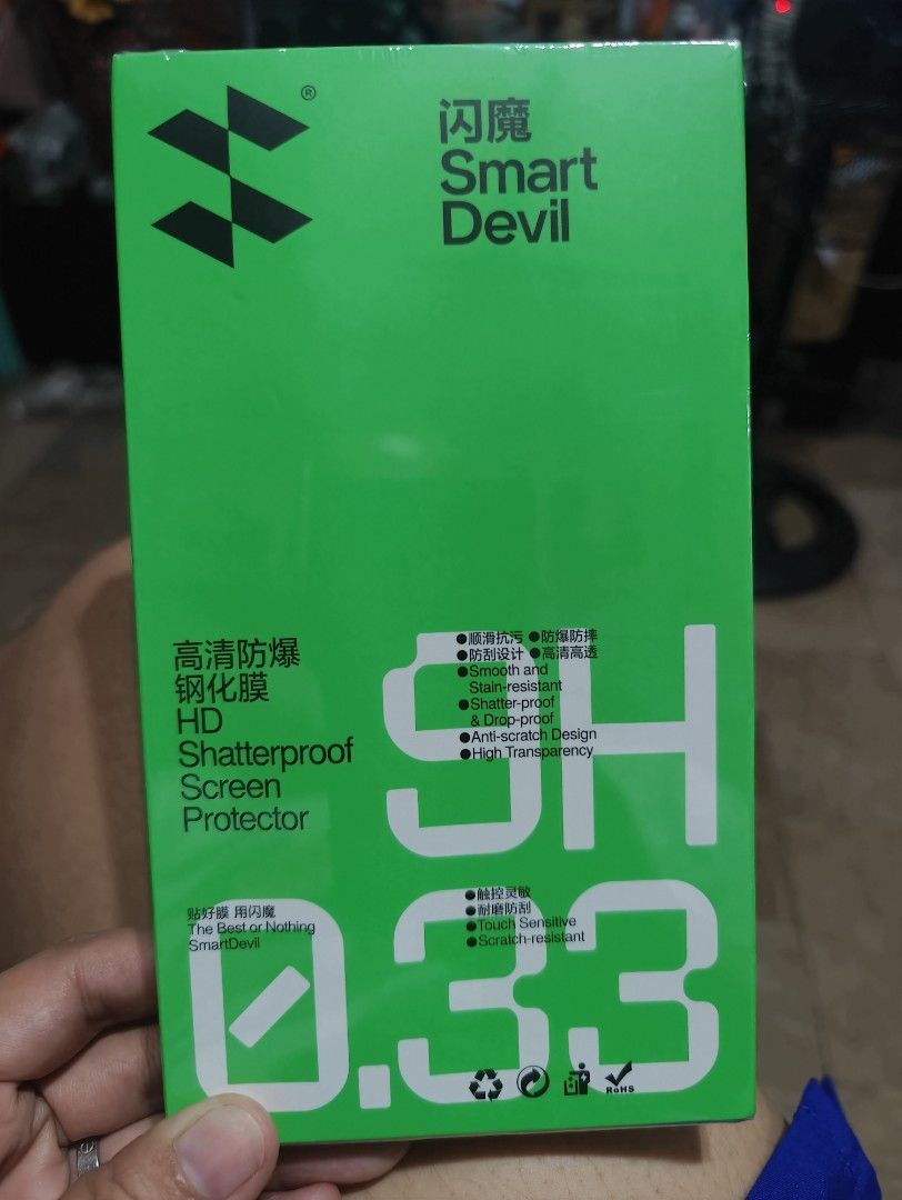iPhone 16 Pro Max screen protector (Category: Cases & Sleeves) located in Quezon City. Submitted by jthree1910 (Listing ID 1362667449, Image 1). Description: SmartDevil tempered glass 1pcscreen protector for iPhone 16 Pro Max see pictures for details.