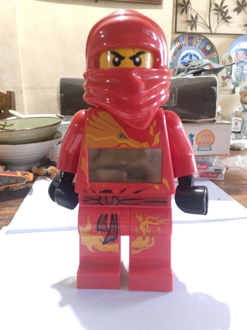 Lego Ninjago Digital Alarm Clock (Category: Lego & Building Sets) located in Davao. Submitted by pola_legos (Listing ID 1362695004, Image 1). Description: sf not included minor paint scratches that arent obvious batteries also not included.