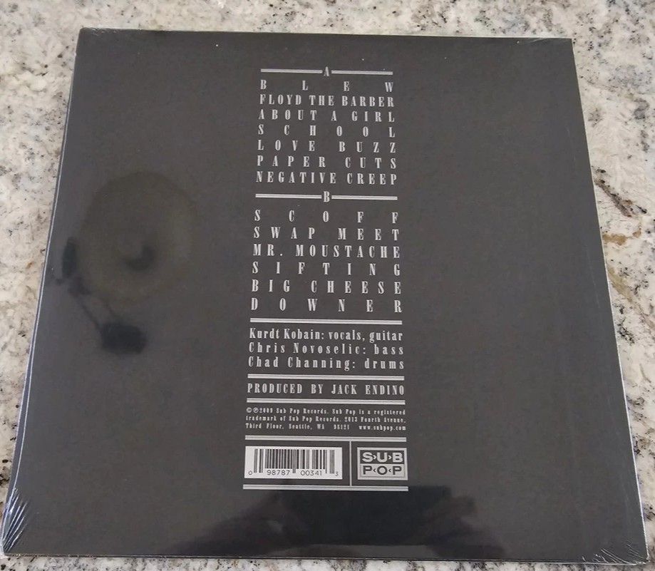 Nirvana - "Bleach remastered vinyl (Category: Vinyls) located in Manila. Submitted by jhenaloymerchandise (Listing ID 1362729611, Image 2). Description: Nirvana - "Bleach remastered vinyl = ₱3,500 Brand new sealed made in USA.