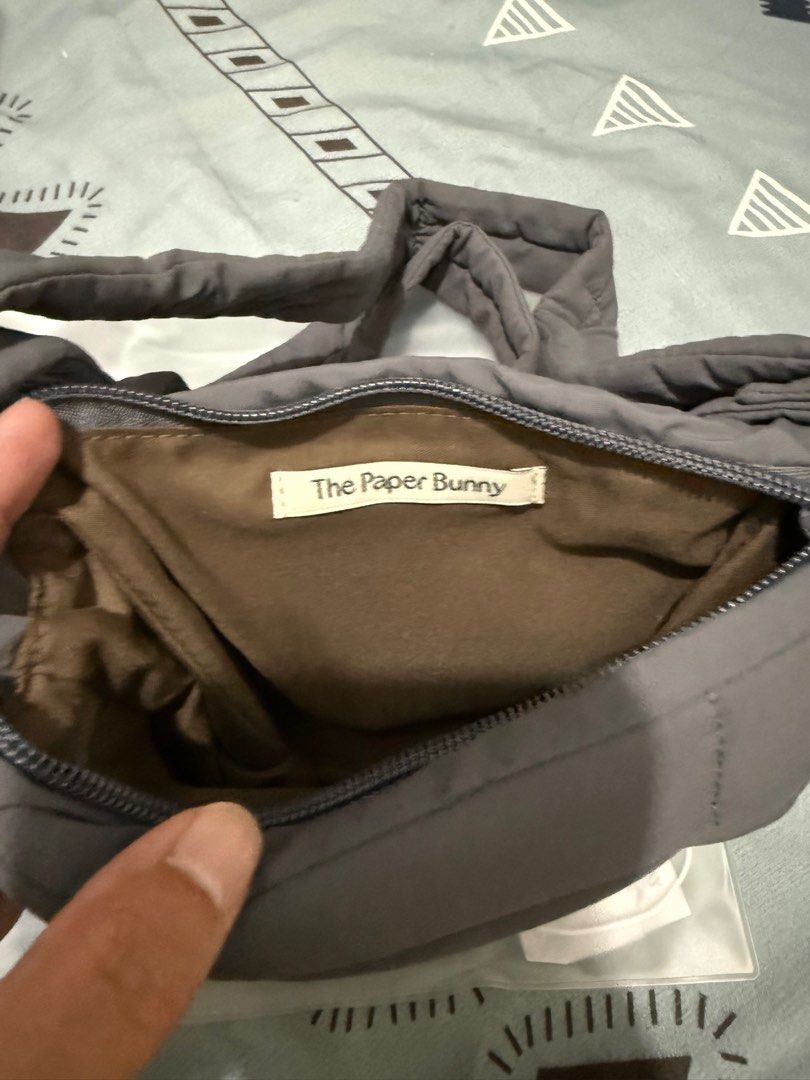 Paper Bunny Mini Puffer Swing in Shadow (Category: Shoulder Bags) located in Quezon City. Submitted by pattyeval (Listing ID 1362707680, Image 3). Description: Paper Bunny Mini Puffer Swing in Shadow Only used once, still in good condition Can fit iphone 16 pro max or any model in pro max Bought for 2.5k, fixed na po yung price RFS: Declutter.