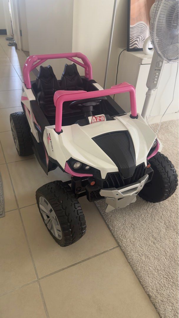 Pink Big Car for Kids (Category: Kids Toys) located in Pasig City. Submitted by DeclutterMommaKim (Listing ID 1362666708, Image 1). Description: No scratch & in very good condition .