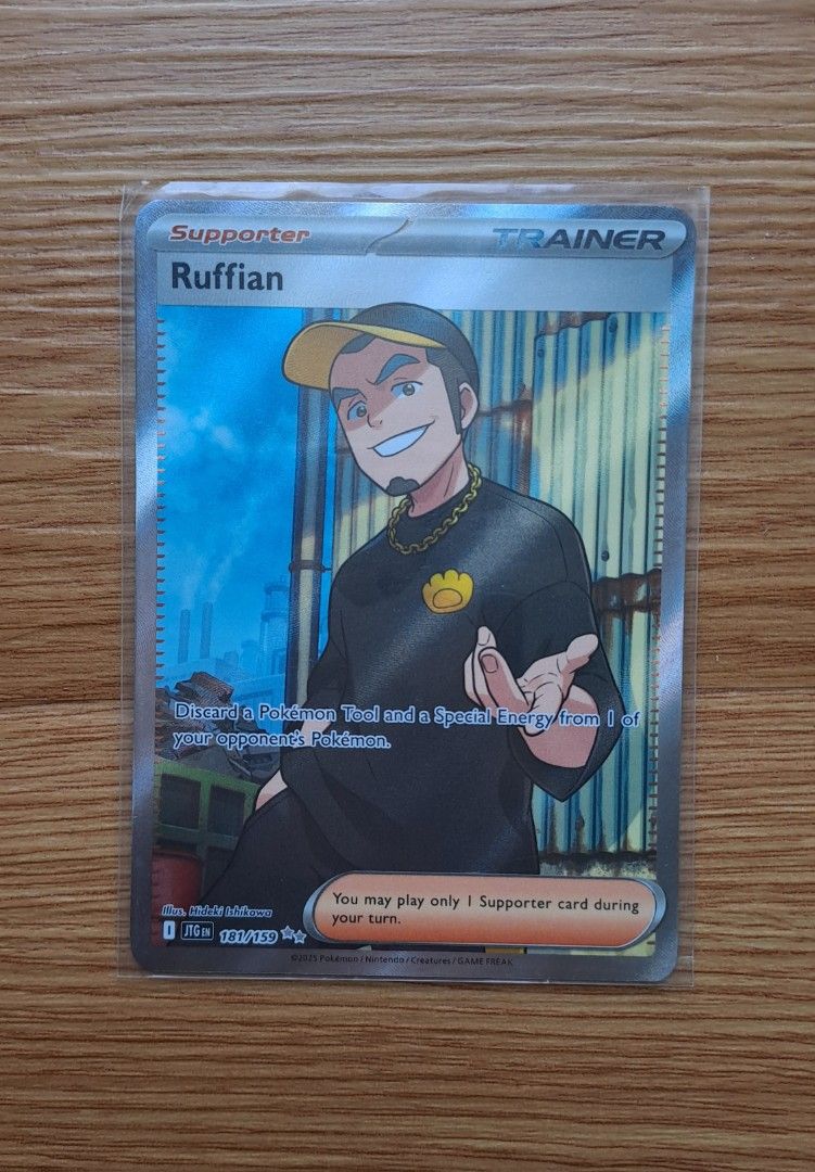 Ruffian Full Art JTG Journey Together Pokemon Pokémon Card, Hobbies ...