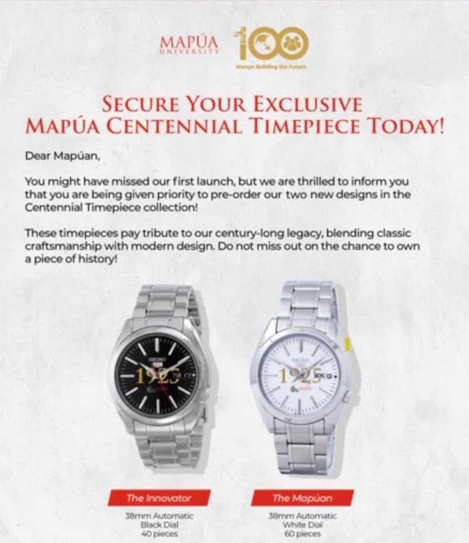 Seiko 5 Mapua The Innovator 1925 100years (Category: Men's Watches) located in Pateros City. Submitted by antznpants (Listing ID 1362806295, Image 2). Description: Seiko 5 Mapua The Innovator 38mm Automatic.