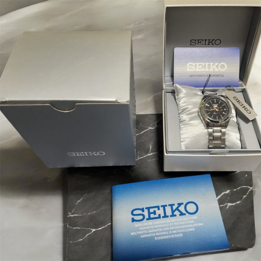 Seiko 5 Mapua The Innovator 1925 100years (Category: Men's Watches) located in Pateros City. Submitted by antznpants (Listing ID 1362806295, Image 1). Description: Seiko 5 Mapua The Innovator 38mm Automatic.