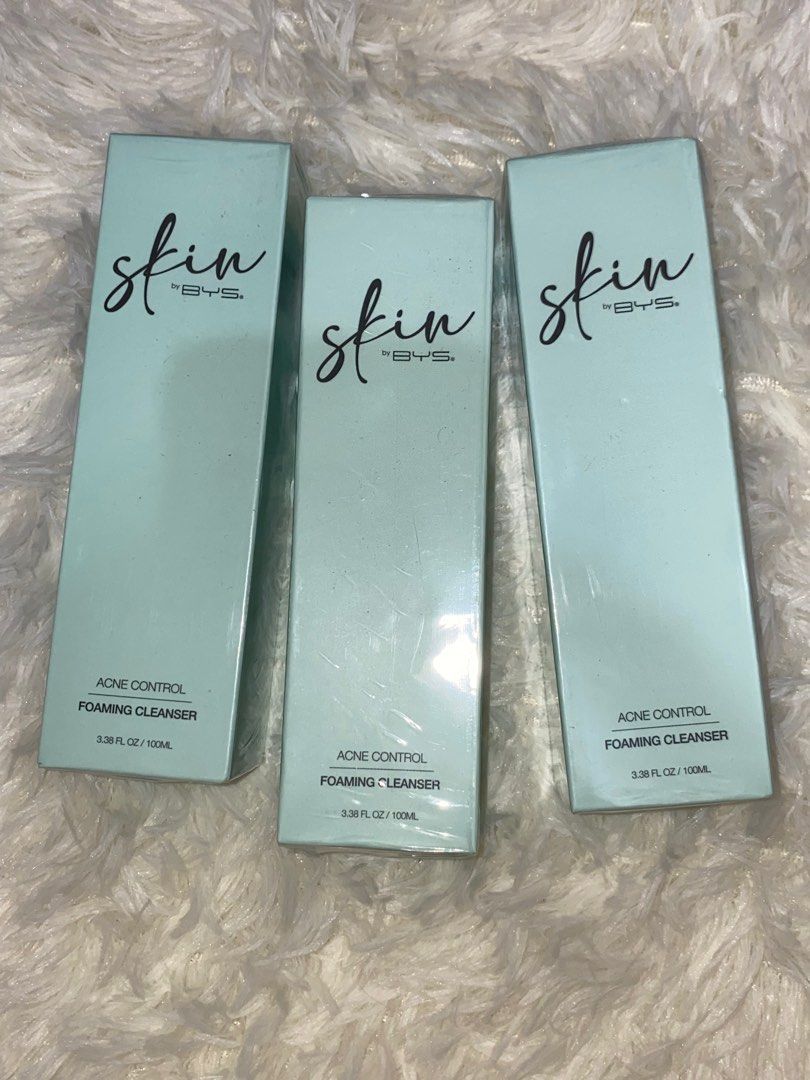 SKIN BYS ACNE FOAMING CLEANSER (Category: Face Care) located in Pateros City. Submitted by ri.sha23 (Listing ID 1362799021, Image 1). Description: SKIN BYS ACNE CONTROL FOAMING CLEANSER – 100ml, sealed and brand new! .