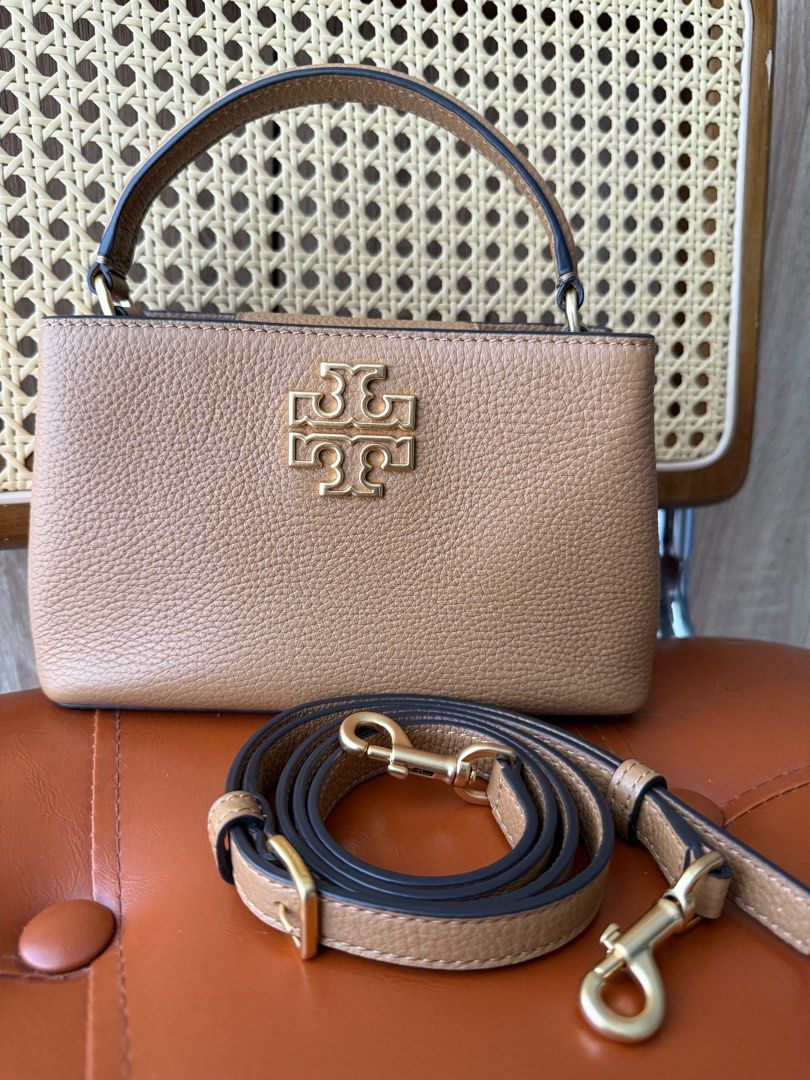 Tory Burch Micro Britten Satchel (Category: Luxury Bags & Wallets) located in Cebu City. Submitted by alltimeboo2 (Listing ID 1362743679, Image 1). Description: Downsizing collection Will be migrating soon I can't bring all my bags😅 Used once only.