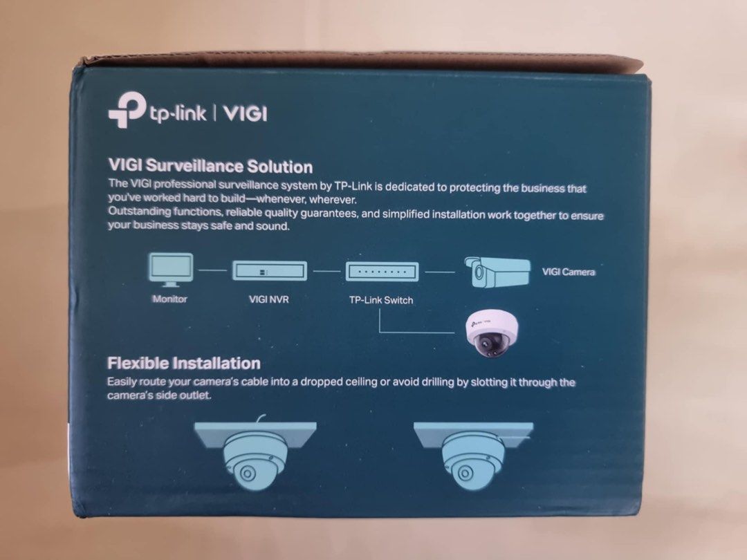 TP-LINK VIGI C240I-2.8 4MP IR Dome Network Camera (Category: Security Systems & CCTV Cameras) located in Caloocan City. Submitted by cheescuh (Listing ID 1362773806, Image 2). Description: TP-LINK VIGI C240I-2.8 4MP IR Dome Network Camera - never been used - taken out of box to check condition RFS: found another camera MOP: GCash, Maya, bank transfer, COD MOD: Grab, Lalamove, J&T direct.