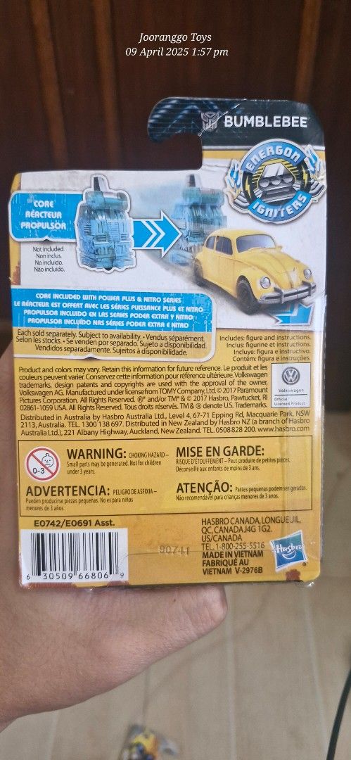 Transformers Bumblebee Movie Bumblebee legion class (Category: Action & Battle Toys) located in Mandaluyong City. Submitted by jooranggotoys (Listing ID 1362760095, Image 2). Description: Transformers BBMovie Bumblebee legion class Brand New, sealed Php 500 Location: pasig mode of payment: gcash.