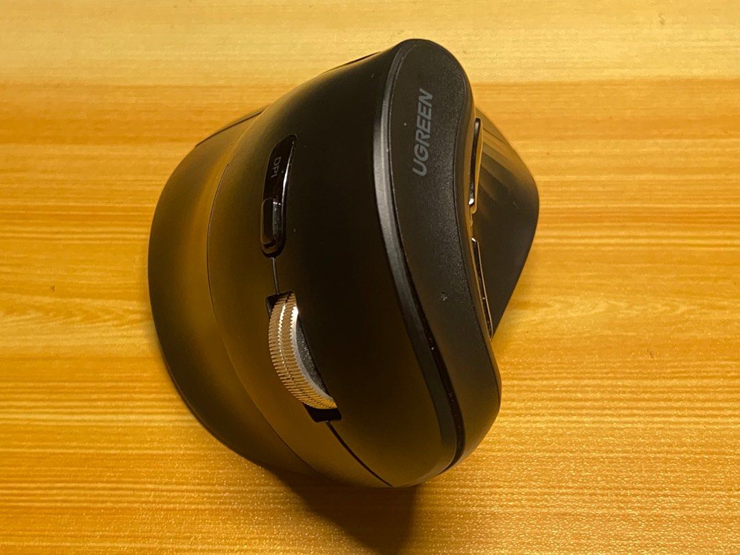 Ugreen Vertical Mouse (Category: Mouse & Mousepads) located in Candaba. Submitted by RyanG (Listing ID 1362829132, Image 1). Description: UGREEN Vertical Mouse Wireless (Bluetooth 5.0+2.4G) Ergonomic Mouse with 5 Buttons, 1000/1600/2000/4000 DPI, Prevention of Mouse Arm, Vertical Mouse Compatible with PC/Laptop/Tablet, Black..