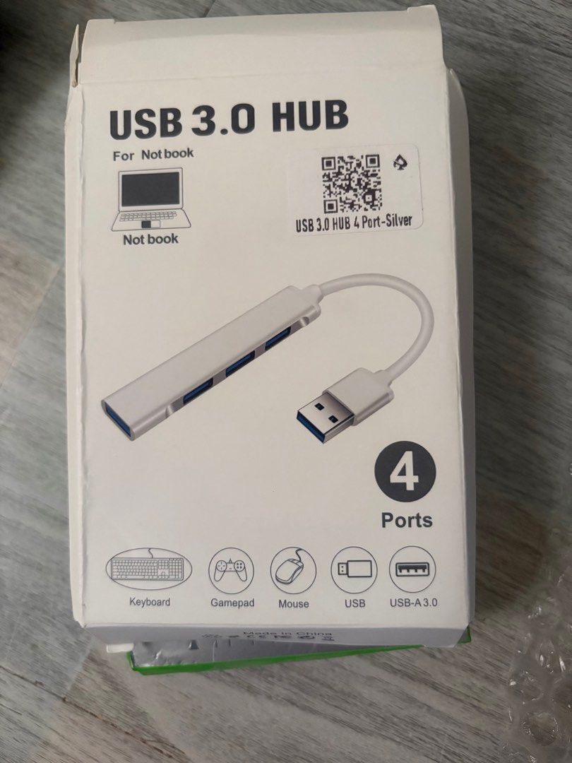 USB 4in1 docking station (Category: Cables & Adaptors) located in Antipolo. Submitted by elemopi (Listing ID 1362743060, Image 1). Description: Brandnew Di pa nagagamit Mali ulit ang nabili 😅 3 USB 2.0 1 USB 3.0 Kelangan ko ng 4in1 USB 3.0.