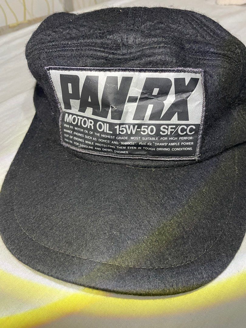 Vintage Pan RX Engine Oil Wool Cap (Category: Caps & Hats) located in Malaybalay. Submitted by mo0rph (Listing ID 1362776294, Image 3). Description: Add sf 120 with box Gcash Mindanao 7 days eta.