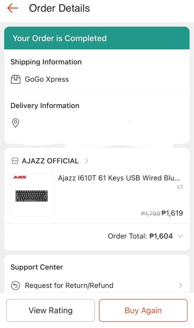 Wireless Computer Keyboard (Category: Computer Keyboard) located in Marikina City. Submitted by declutteringmommm (Listing ID 1362822040, Image 2). Description: No issues. .