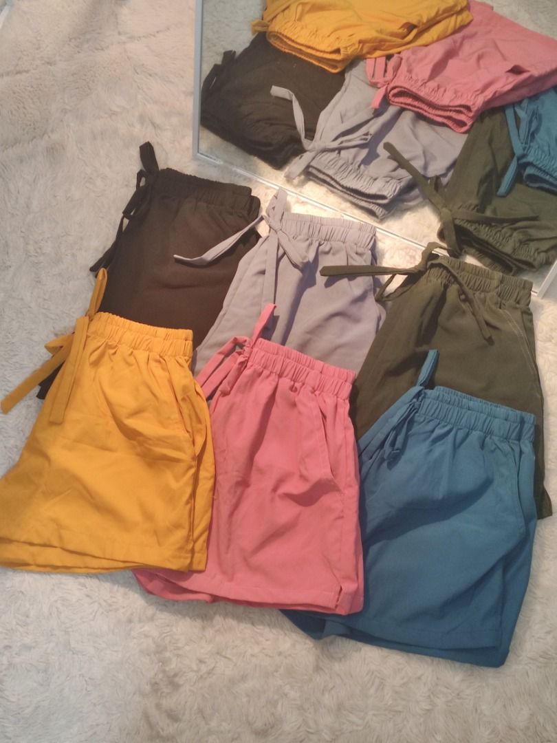 Women's Shorts (Category: Shorts) located in Quezon City. Submitted by maijoy (Listing ID 1362807193, Image 1). Description: Brand New Shorts Colors available: ✅ Black ✅ Grey ✅ Army Green ✅ Teal ✅ Old Rose ✅ Mustard 📌 Location: West Fairview, QC 🛵 Shipping: Lalamove only (Buyer will be the one to book and shoulder the shipping fee) 💵 Mode of Payment: GCash or Lalamove (purchase service).