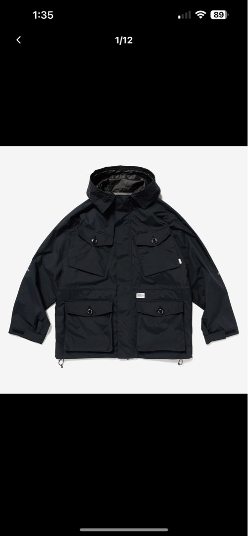 WTAPS 251CWDT-JKM02 21ST / JACKET / NYLON. TAFFETA. PERTEX®, 男裝