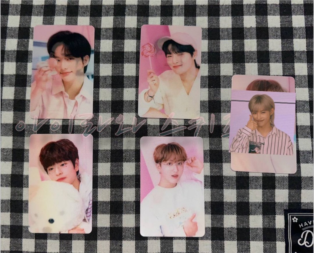 Stray Kids skz Nacific Limited double side selfie Official Photocard Photo Card