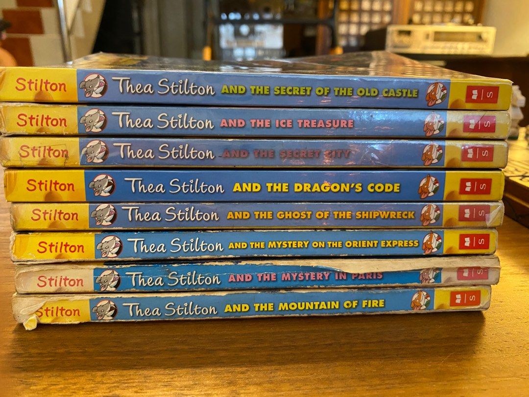 8 Thea Stilton Books Take All (Category: Storybooks) located in Quezon City. Submitted by practicalnanay (Listing ID 1366545038, Image 1). Description: 8 Thea Stilton Books Take All for 700 Buyer pays shipping fee via Lalamove/Grab (for same day) or J&T (if not rush) Pickup location: 1st Laguna St, Tandang Sora QC #fictionbooks #novel #decluttering #prelovedbooks #Pocketbooks #preteenbooks.