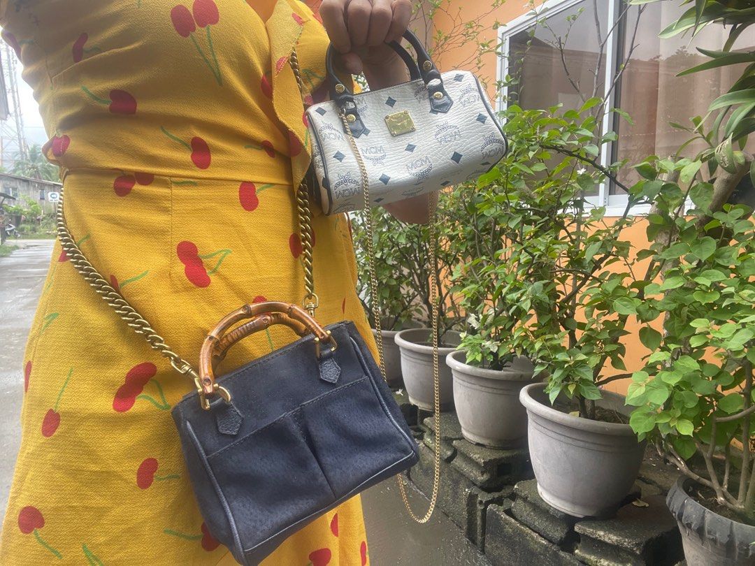 Authentic Gucci mcm nano (Category: Luxury Bags & Wallets) located in Mambajao. Submitted by ckali (Listing ID 1366667115, Image 3). Description: Bundle sale Gucci and mcm Germany no issue.