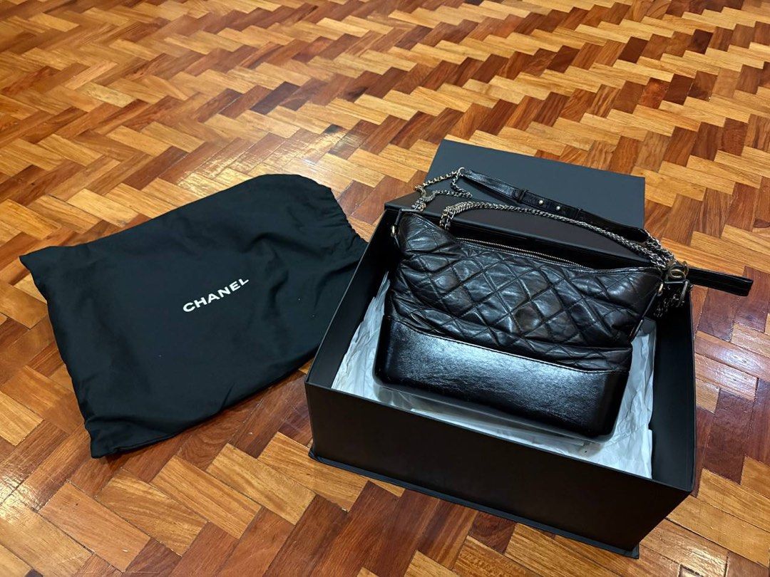 Black Chanel Gabrielle Medium (Category: Luxury Bags & Wallets) located in Pasig City. Submitted by patricia.tan. (Listing ID 1366663782, Image 1). Description: RFS: Decluttering Authentic Chanel Gabrielle Medium.