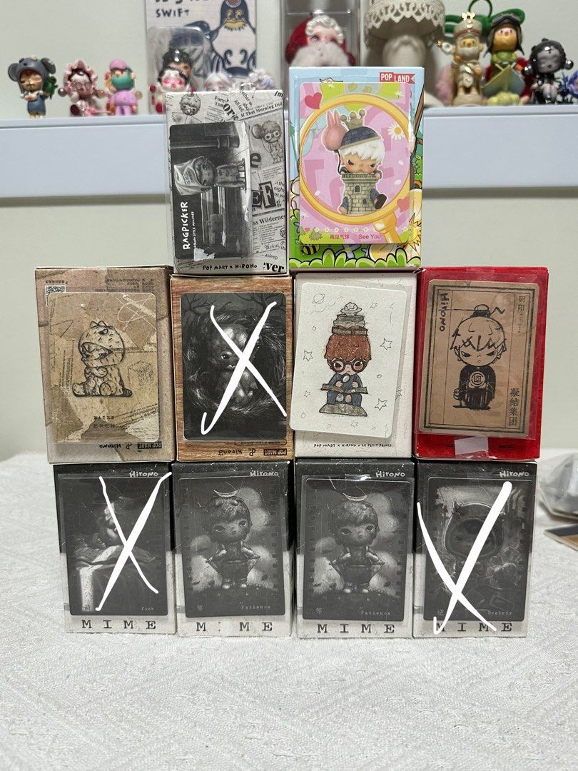 BNIF Hirono Le Petit Prince Clot Reshape Little Mischief Shelter Mime (Category: Toys & Games) located in Singapore. Submitted by valerieeeec (Listing ID 1366627163, Image 2). Description: 100% Authentic. BNIF, opened from bottom to check card. Photo 1: All $12 Photo 2: All $20, each need to be purchased with any from Photo 1 Self collect Raffles Place/Woodlands. Delivery to pay through caroupay. .