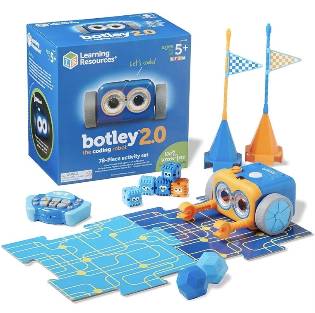 Botley Coding Robot (Category: Educational & Learning Toys) located in Singapore. Submitted by jhackie21 (Listing ID 1366671973, Image 1). Description: It is 2 sets First is the Botley 2.0 the Second set is the Action Challenge dont have box anymore its spoiled when we move house.