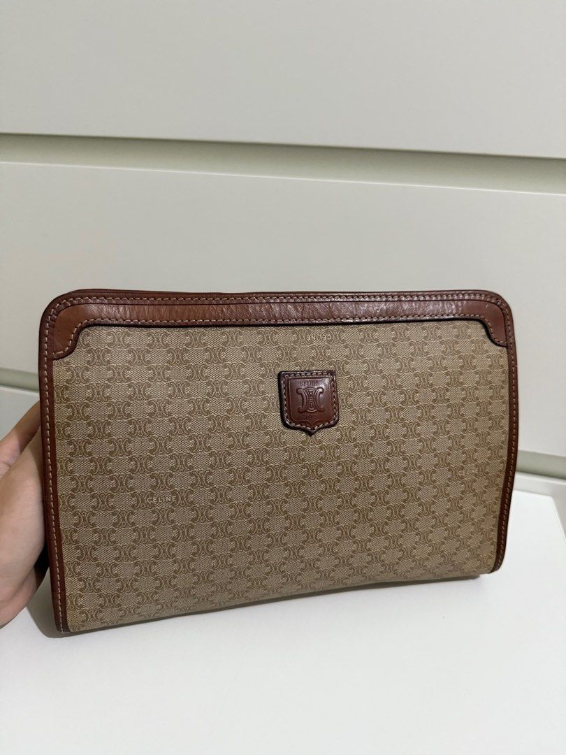 CELINE MACADAM CLUTCH BAG /POUCH (Category: Luxury Bags & Wallets) located in Las Pinas. Submitted by chrizzellebernardino (Listing ID 1366550059, Image 2). Description: 100% guaranteed authentic Minor flaws only .