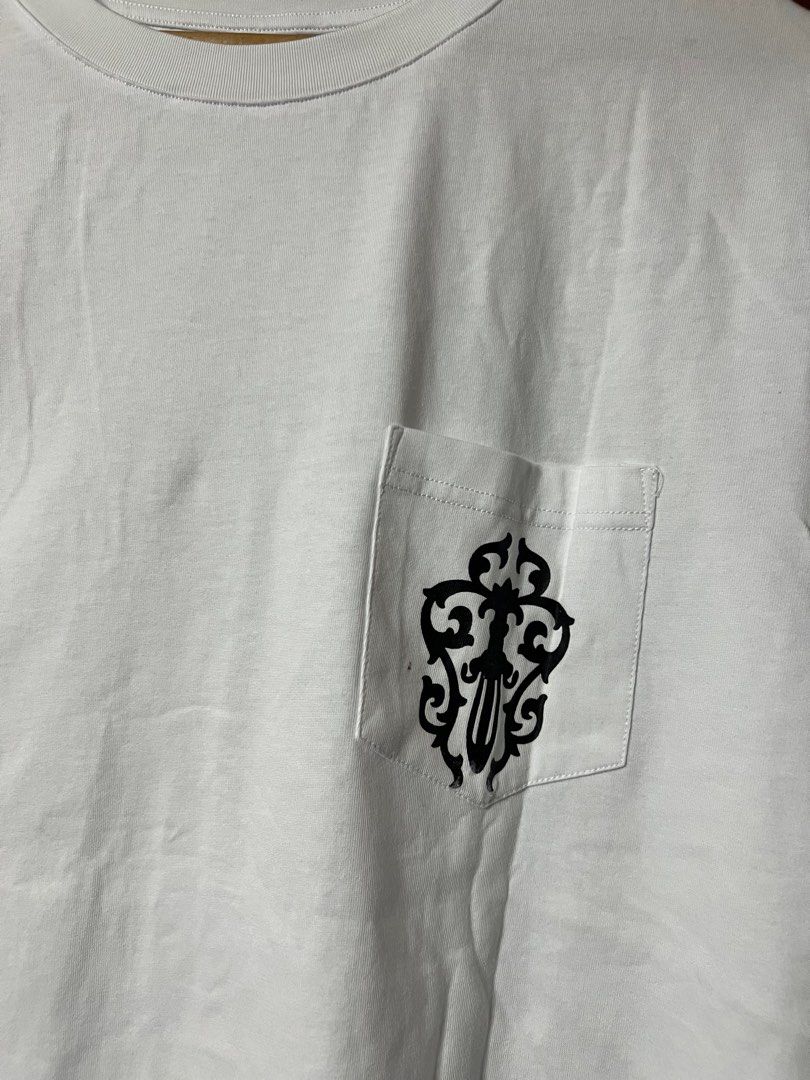 Chrome Hearts Pocket Tee XL (Category: Tshirts & Polo Shirts ) located in Manila. Submitted by thriftpoint99 (Listing ID 1366605554, Image 2). Description: 23x29.5 No issue Brand new condition.