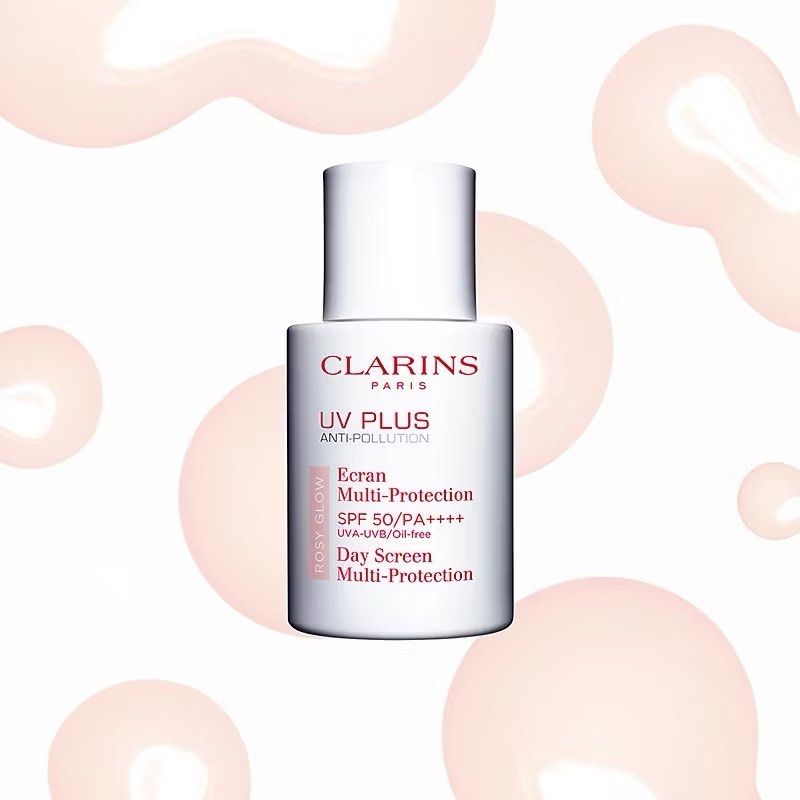 Clarins UV Plus Day Screen Multi-Protection SPF50 / PA++++ 50ml - Rosy Glow (Category: Face Care) located in Singapore. Submitted by peterandbenthree (Listing ID 1366549572, Image 1). Description: BNIB sealed Exp 11 Oct 2026.