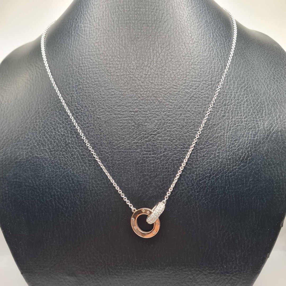 diamond necklace (Category: Necklaces) located in Mandaluyong City. Submitted by kaikhaleb (Listing ID 1366677557, Image 1). Description: 8.6grams 18k gold .60ct dia 17” 90,000.