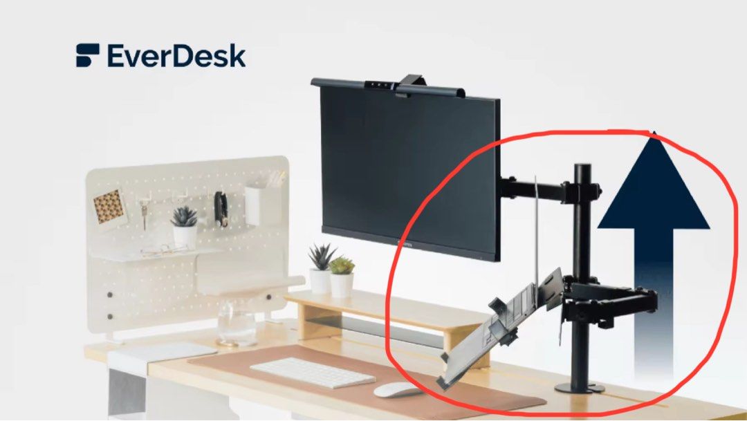 EverDesk Float Monitor Arms and Laptop Dock, Computers & Tech, Parts ...