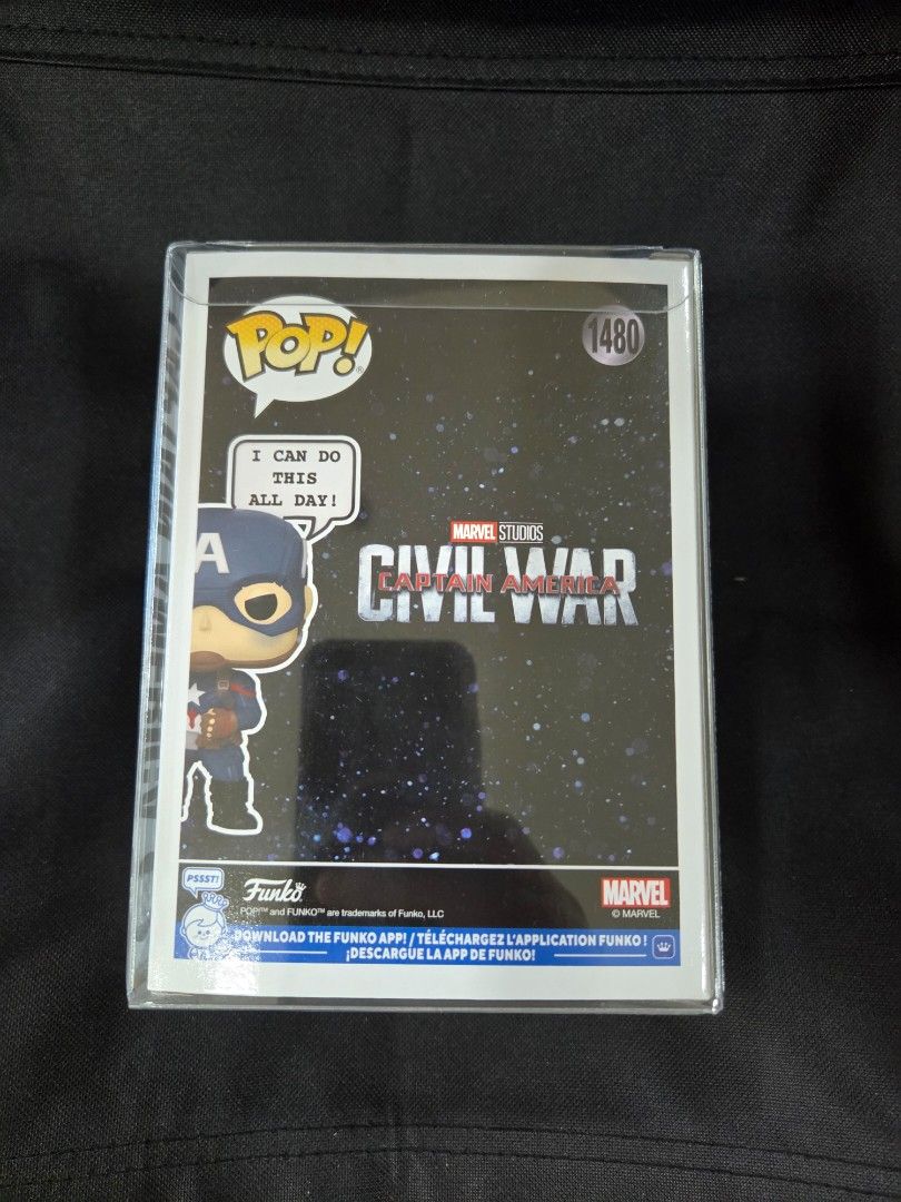 FUNKO Pop Captain America Infinity Saga Limited Edition (Category: Designer & Blind Box Toys) located in Quezon City. Submitted by tjmax1987 (Listing ID 1366630829, Image 2). Description: pristine condition 2025 WONDROUS CONVENTION LIMITED EDITION with SERIAL # box has no dents or crease. kept inside boss protector upon purchase. boss protector not included..