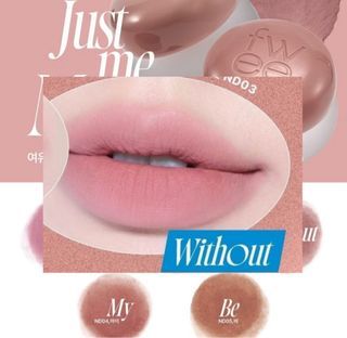 fwee Lip&Cheek Blurry Pudding Pot shade Without
