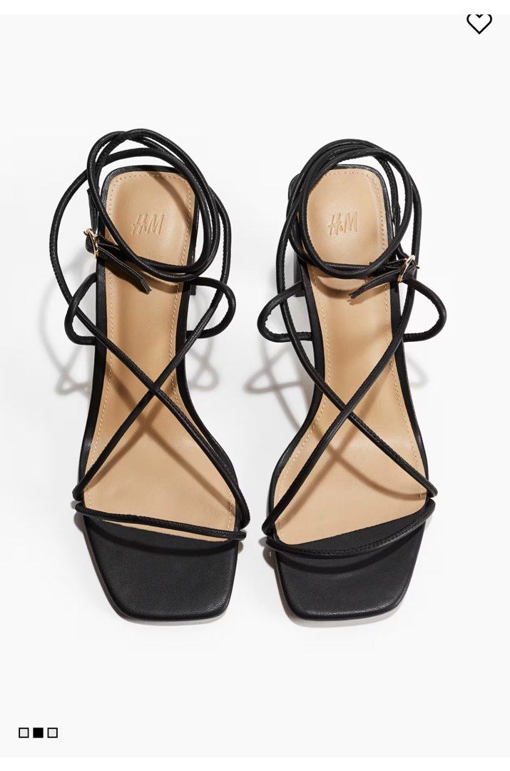 H&M Heeled Strappy Sandals (Category: Heels) located in Cebu City. Submitted by arycloset (Listing ID 1366617609, Image 1). Description: ‼️FINAL PRICE | No haggling please ‼️USED ONLY ONCE FOR AN EVENT ☑️ Please read BIO for more details ☑️ MOP: Gcash / Metrobank / SeaBank / BPI / GoTyme / PSBank ☑️ DF/SF c/o buyer ☑️ Lalamove for Delivery / JnT for Shipping 📍Tisa, Labangon Cebu City.