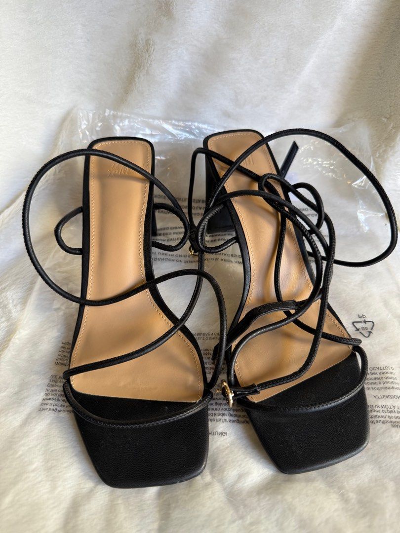 H&M Heeled Strappy Sandals (Category: Heels) located in Cebu City. Submitted by arycloset (Listing ID 1366617609, Image 3). Description: ‼️FINAL PRICE | No haggling please ‼️USED ONLY ONCE FOR AN EVENT ☑️ Please read BIO for more details ☑️ MOP: Gcash / Metrobank / SeaBank / BPI / GoTyme / PSBank ☑️ DF/SF c/o buyer ☑️ Lalamove for Delivery / JnT for Shipping 📍Tisa, Labangon Cebu City.